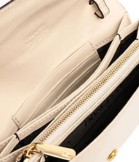FRANCES VALENTINE Crossbody Accordion Buckled Wallet