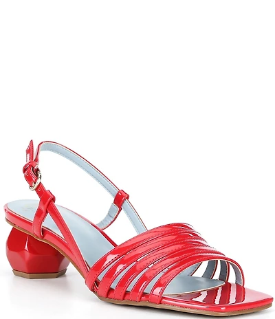 FRANCES VALENTINE Ally Vegan Leather Dome Heel Dress Sandals