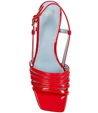 FRANCES VALENTINE Ally Vegan Leather Dome Heel Dress Sandals