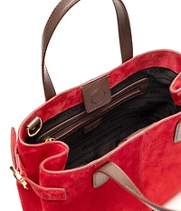 FRANCES VALENTINE Amalie Suede Tote Bag
