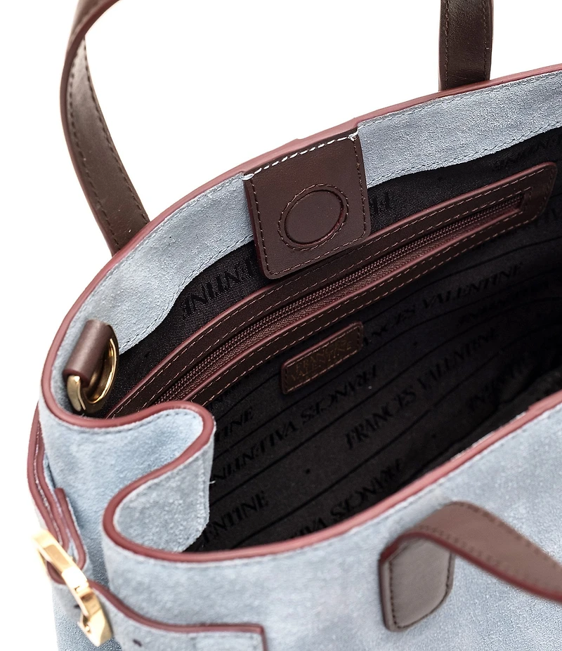 FRANCES VALENTINE Amalie Suede Tote Bag