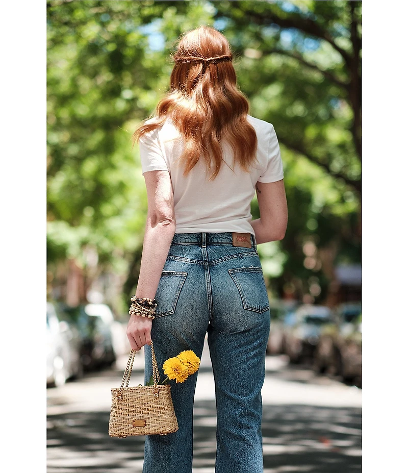 FRANCES VALENTINE Andy Denim Mid-Rise Boyfriend Jeans