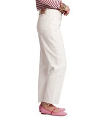 FRANCES VALENTINE Andy Denim Mid-Rise Cropped Boyfriend Jeans