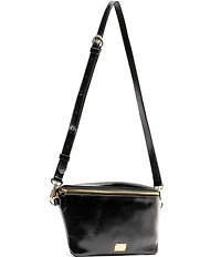 FRANCES VALENTINE Billie Crinkle Leather Sling Crossbody Bag