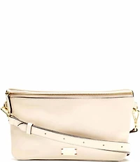 FRANCES VALENTINE Billie Crinkle Leather Sling Crossbody Bag