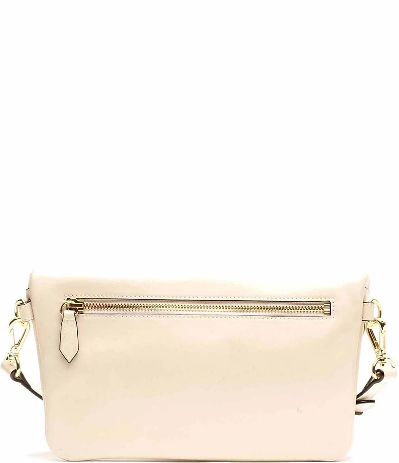 FRANCES VALENTINE Billie Crinkle Leather Sling Crossbody Bag