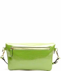 FRANCES VALENTINE Billie Crinkle Leather Sling Crossbody Bag
