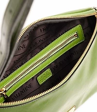 FRANCES VALENTINE Billie Crinkle Leather Sling Crossbody Bag