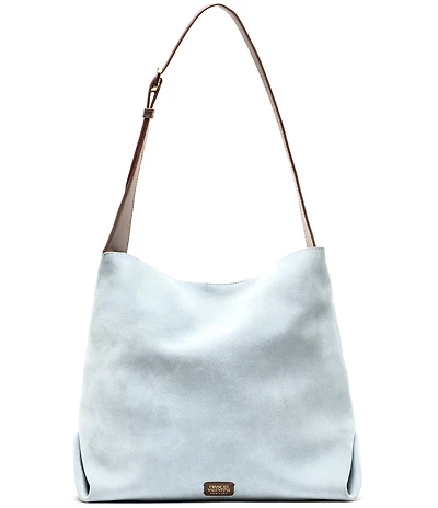 FRANCES VALENTINE Brynn Suede Hobo Shoulder Bag