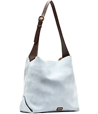 FRANCES VALENTINE Brynn Suede Hobo Shoulder Bag