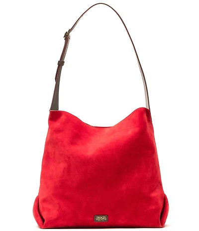 FRANCES VALENTINE Brynn Suede Hobo Shoulder Bag