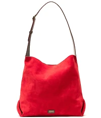 FRANCES VALENTINE Brynn Suede Hobo Shoulder Bag