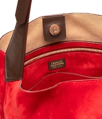 FRANCES VALENTINE Brynn Suede Hobo Shoulder Bag