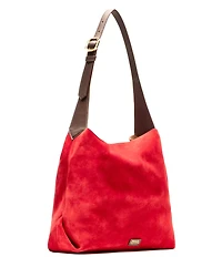 FRANCES VALENTINE Brynn Suede Hobo Shoulder Bag