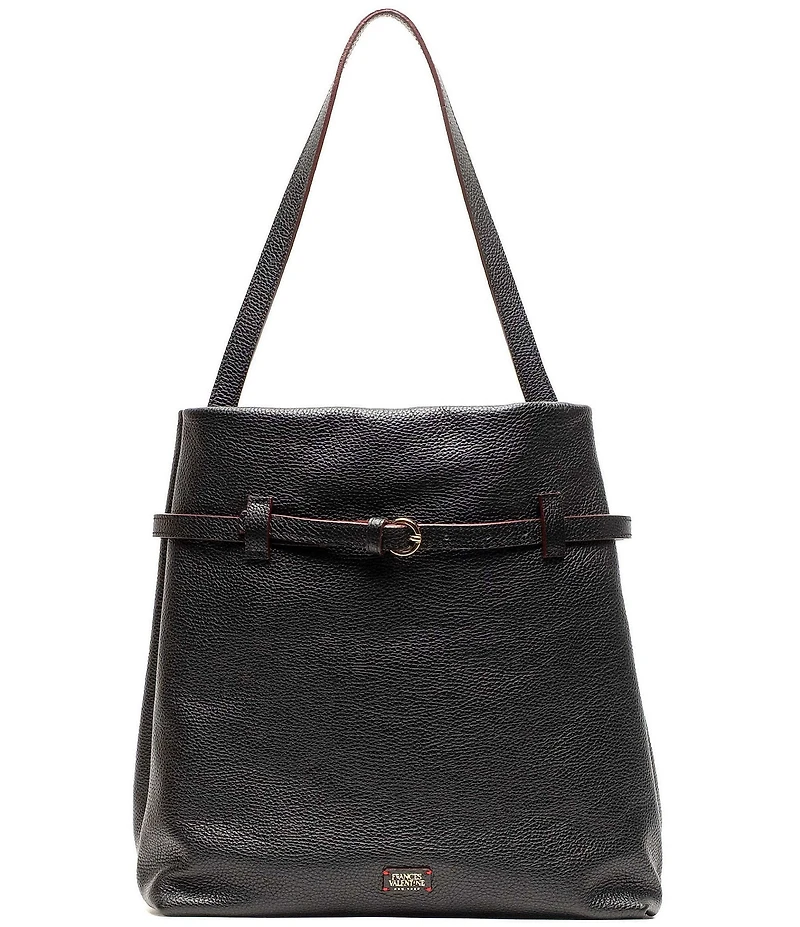 FRANCES VALENTINE Charlie Belted Bucket Shoulder Bag