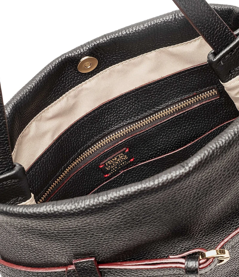 FRANCES VALENTINE Charlie Belted Bucket Shoulder Bag
