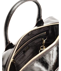 FRANCES VALENTINE Crinkle Leather Bunny Satchel Bag