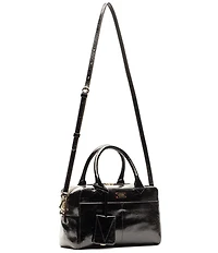 FRANCES VALENTINE Crinkle Leather Bunny Satchel Bag