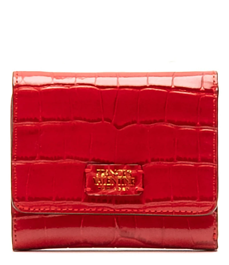 FRANCES VALENTINE Croc Embossed Perfect Wallet