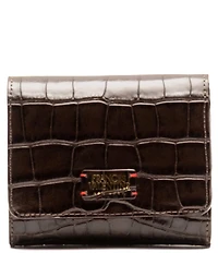 FRANCES VALENTINE Croc Embossed Perfect Wallet