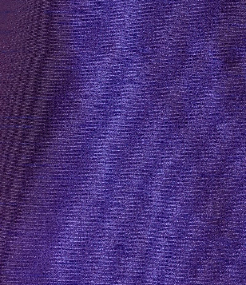 FRANCES VALENTINE Diplomat Dupioni Mock Neck Sleeveless Dress