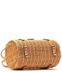 FRANCES VALENTINE Dottie Wicker Basket Satchael Bag