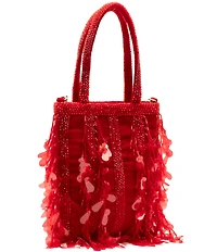 FRANCES VALENTINE Gatsby Sequin Party Mini Tote Bag