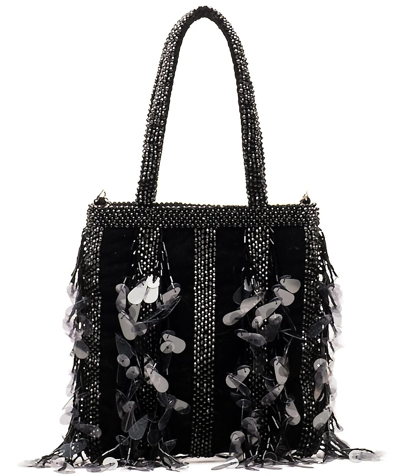 FRANCES VALENTINE Gatsby Sequin Party Mini Tote Bag