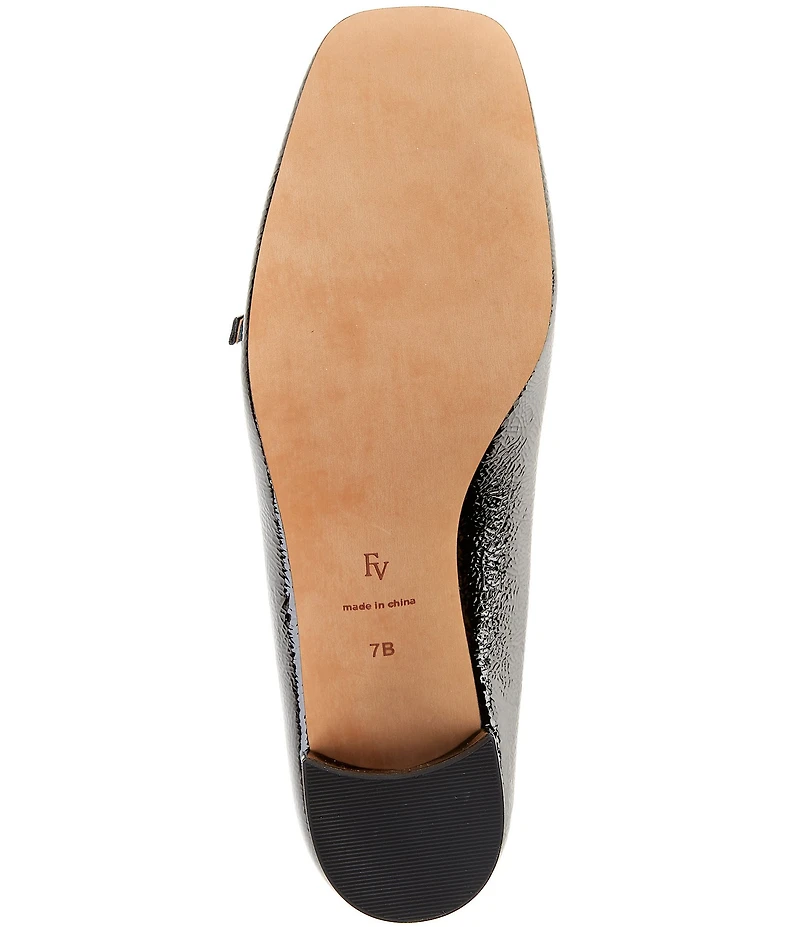 FRANCES VALENTINE Josephine Patent Leather Jewel Ornamented Mary Jane Pumps