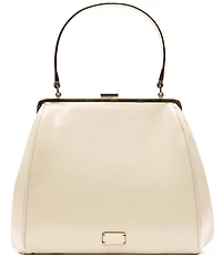 FRANCES VALENTINE Katherine Crinkled Leather Frame Bag