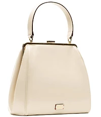 FRANCES VALENTINE Katherine Crinkled Leather Frame Bag