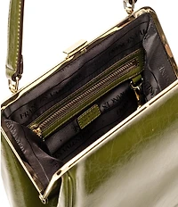 FRANCES VALENTINE Katherine Crinkled Leather Frame Bag