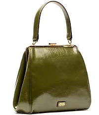 FRANCES VALENTINE Katherine Crinkled Leather Frame Bag