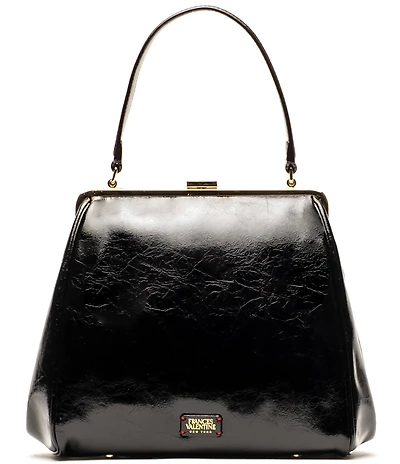 FRANCES VALENTINE Katherine Crinkled Leather Frame Bag