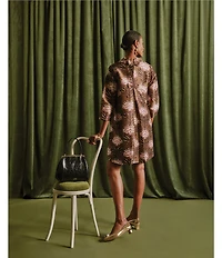 FRANCES VALENTINE Katherine Crinkled Leather Frame Bag