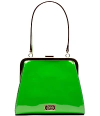 FRANCES VALENTINE Lulu Patent Frame Shoulder Bag
