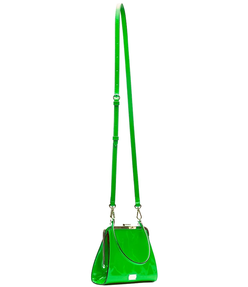 FRANCES VALENTINE Lulu Patent Frame Shoulder Bag