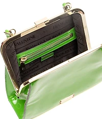 FRANCES VALENTINE Lulu Patent Frame Shoulder Bag