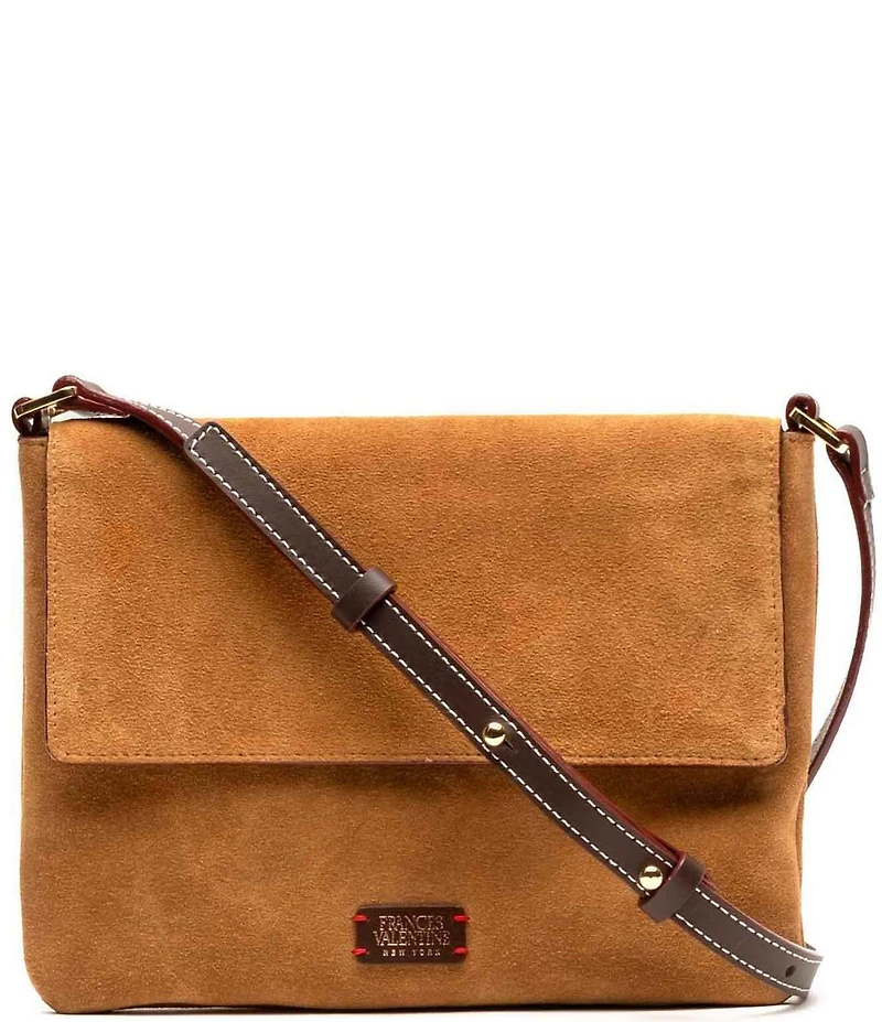 FRANCES VALENTINE Maggie Suede Crossbody Bag