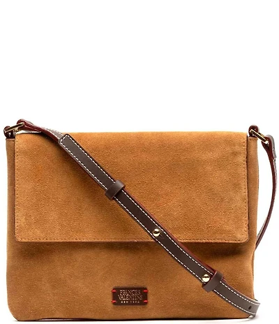 FRANCES VALENTINE Maggie Suede Crossbody Bag