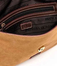 FRANCES VALENTINE Maggie Suede Crossbody Bag