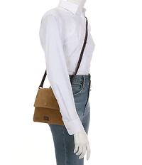 FRANCES VALENTINE Maggie Suede Crossbody Bag