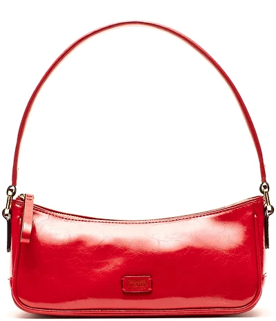 FRANCES VALENTINE Mia Crinkled Leather Shoulder Bag