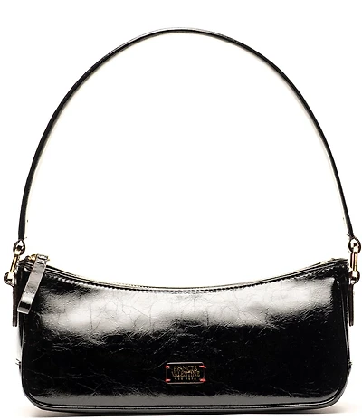 FRANCES VALENTINE Mia Crinkled Leather Shoulder Bag