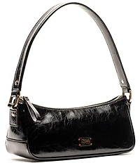FRANCES VALENTINE Mia Crinkled Leather Shoulder Bag