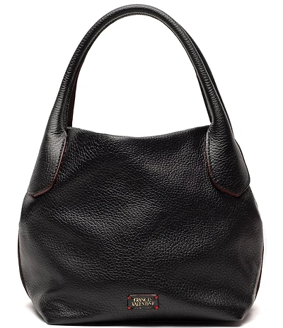 FRANCES VALENTINE Mini Sweet Pea Tumbled Leather Satchel Hobo Bag