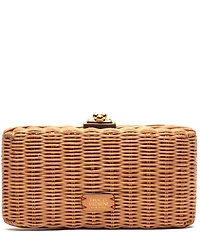 FRANCES VALENTINE Pepper Wicker Clutch