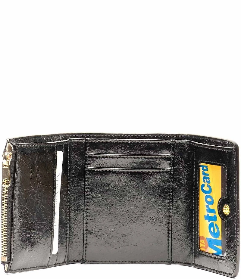 FRANCES VALENTINE Perfect Crinkle Leather Wallet