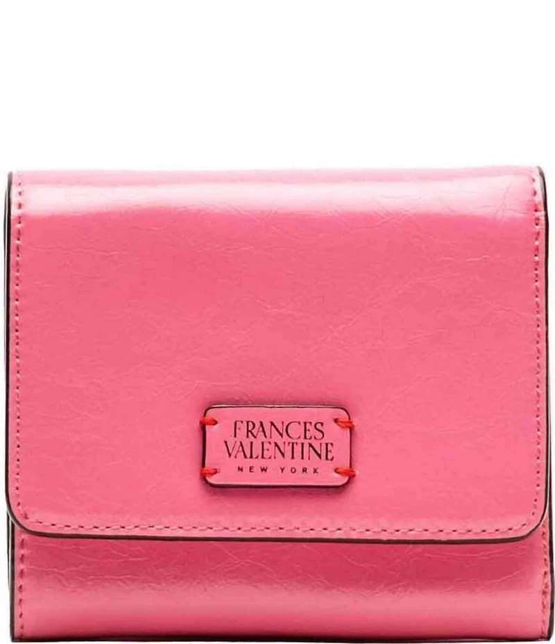 FRANCES VALENTINE Perfect Crinkle Leather Wallet