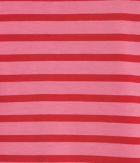 FRANCES VALENTINE Tonal Pima Cotton Crew Neck Long Sleeve Stripe Print Tee Shirt